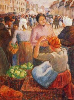 卡米耶 畢沙羅 Marketplace, Gisors 卡米耶 畢沙羅 Marketplace, Gisors